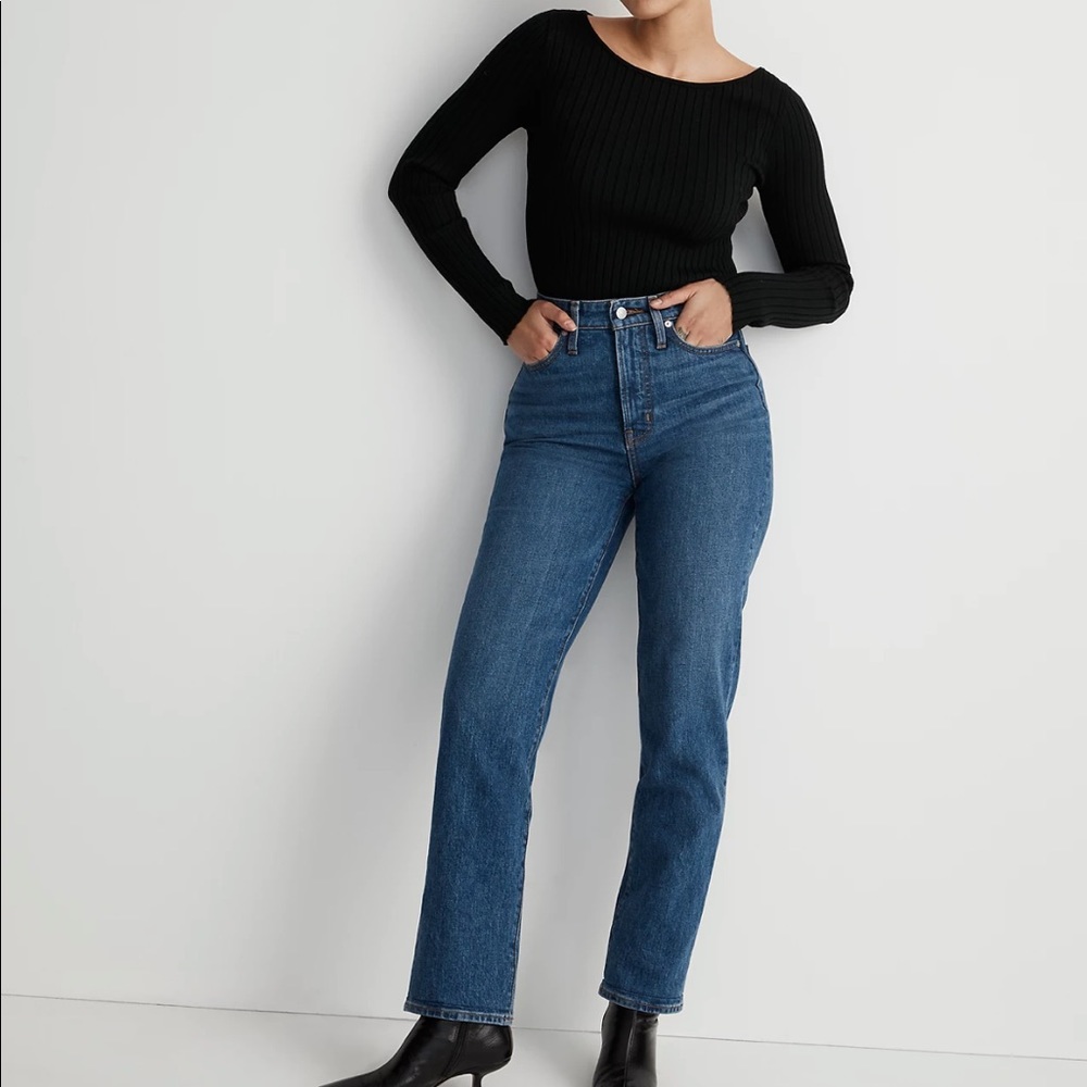 NWT Madewell tall curvy perfect vintage straight jean in mayfield wash